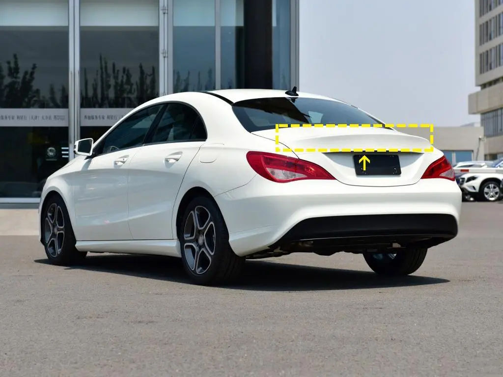 JC-ZYY199  Carbon Fiber Rear Spoiler Wing for Mercedes Benz CLA Class C117 2013-2018 1