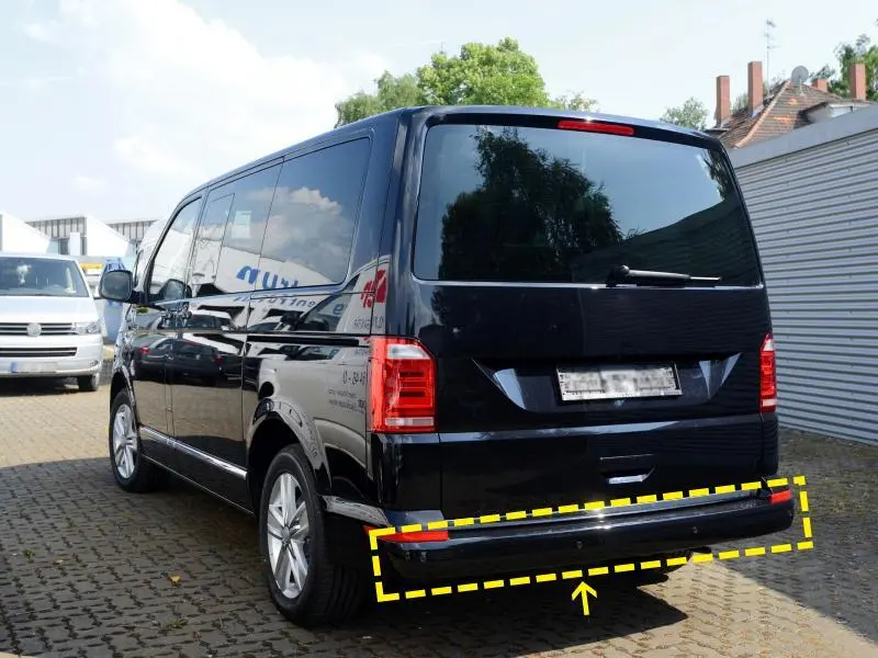 ML-ZDH182  Real Carbon Fiber Rear Bumper Diffuser Spoiler for Volkswagen T6 Multivan 2015 - 2019 1