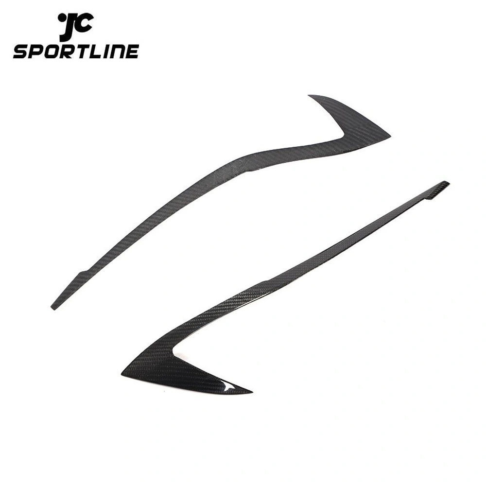 ML-LQ124  100% Dry Carbon Fiber G20 Front Lamp Eyebrows Eyelid Cover for BMW 3 series G28 2020 1