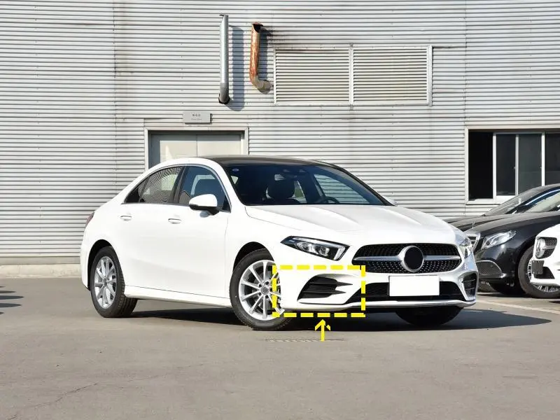 ML-ZDH135  Carbon Fiber W177 V177 Front Bumper Fog Light Cover Splitter Canard for Mercedes-Benz A Class A200 A220 A250 2019 2020 1