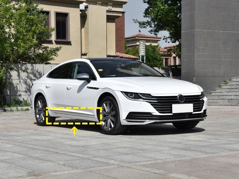 ML-LQ074  Carbon CC Side Skirts Winglet for VW Arteon Hatchback 4-Door 2019-2020 1