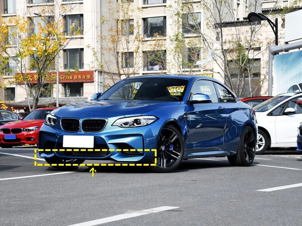 ML-LQ161  Carbon Fiber M2 Front Splitter Extension for BMW F87 M2 Coupe 2-Door 2016-2019 1