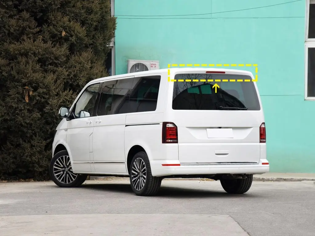 ML-LQ141  Carbon Fiber T6 Rear Roof Spoiler for Volkswagen Transporter T6 Van 2015-2020 1