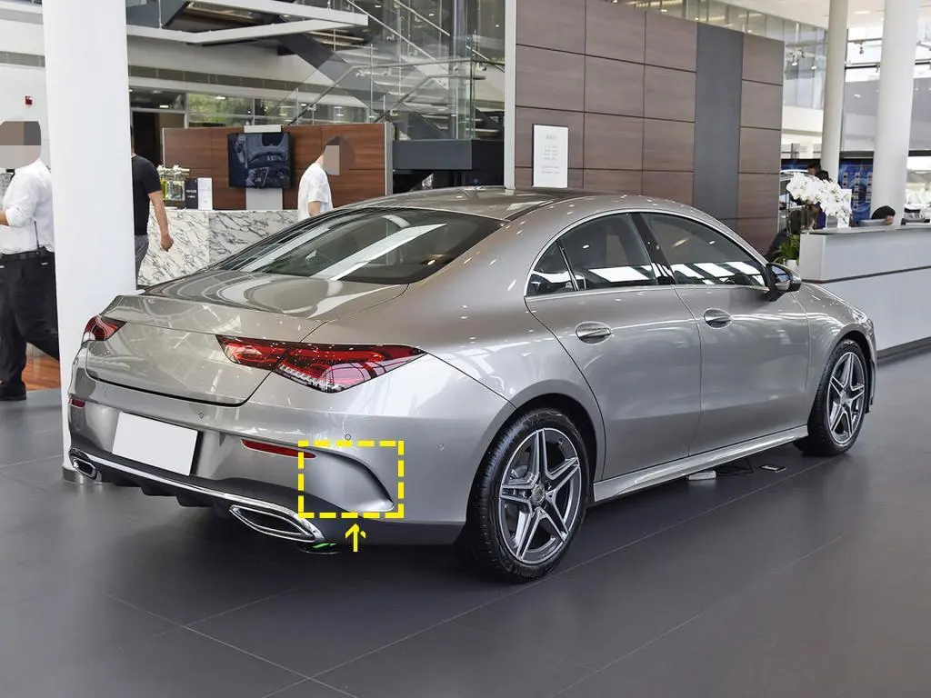 ML-YWW004  Carbon Fiber c118 Rear Bumper Splitter Canards Fins for Mercedes Benz CLA Class CLA250 CLA35 CLA45 2020 2021 1