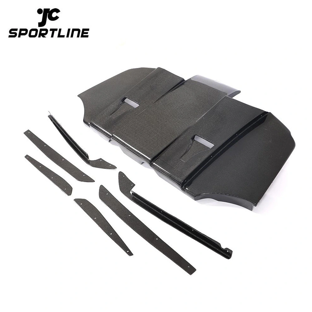 JC-HD323  Carbon Fiber E93 M3 Rear Diffuser Systerm Bottom Plate for BMW E9x E92 M3 2-Door 2008-2013 1