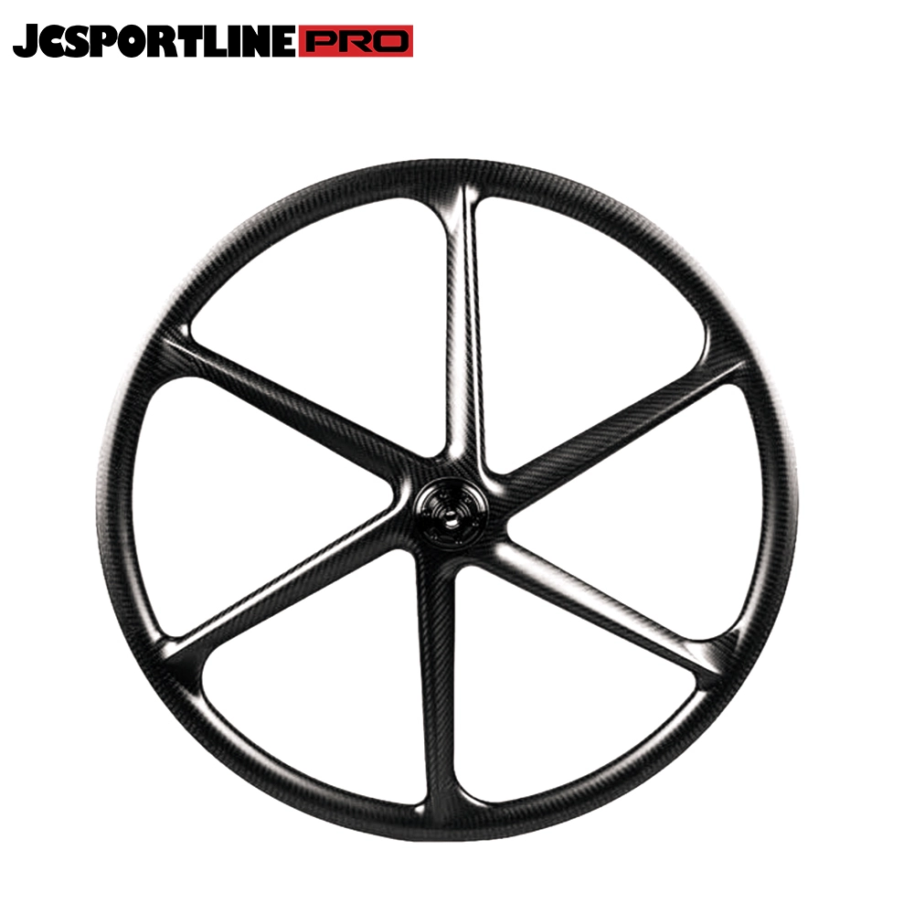 JC-DW6-TR  Carbon 29 Mountain Bike Wheel 6 Spoke Rim Bicycle Wheel Clincher Type 30mm Depth 30mm Width Track Bike tubeless ready Rim 1