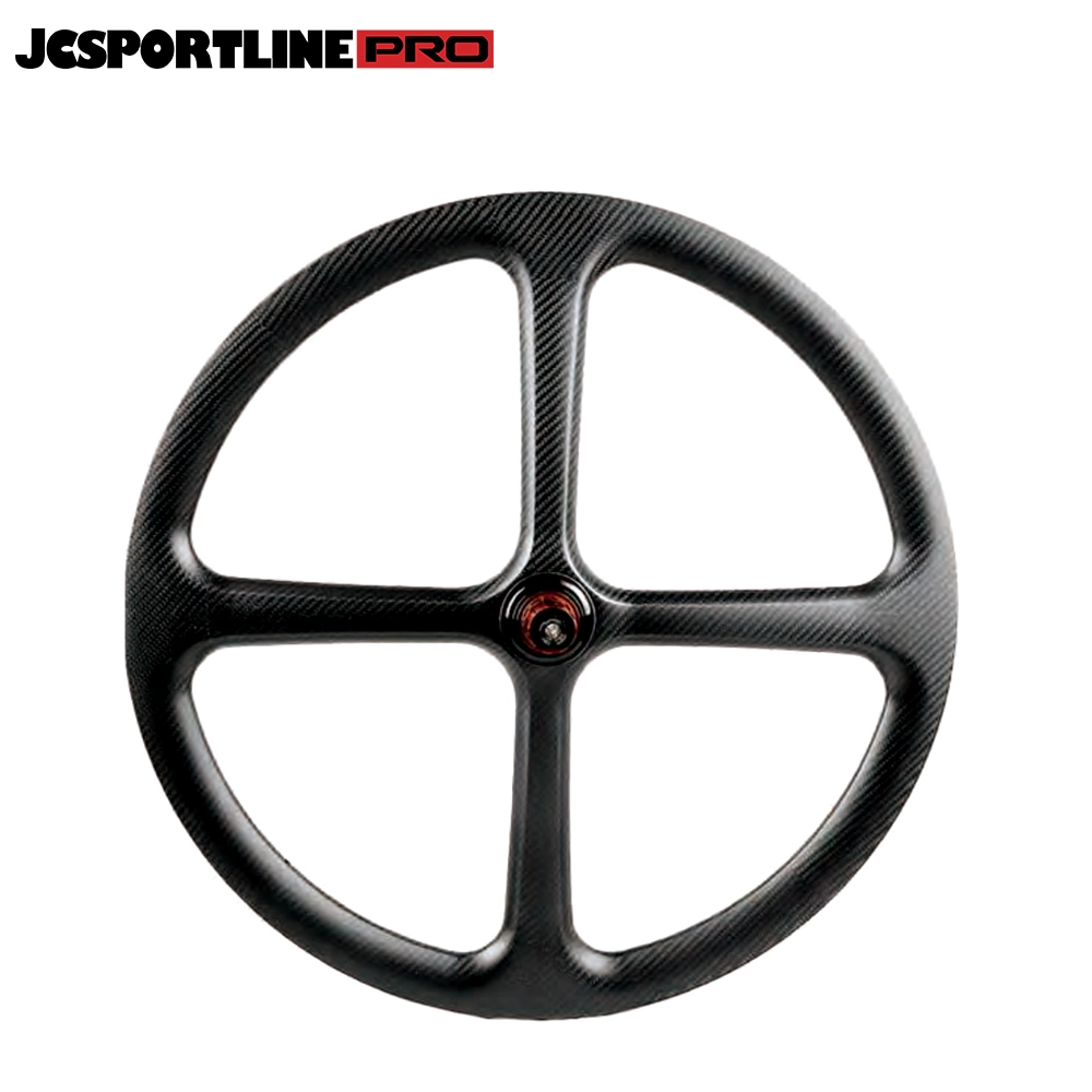 JC-DW4-TR  Carbon 27.5 Mountain Bike Wheel 4 Spoke Rim Bicycle Wheel Clincher Type 40mm Depth 30mm Width Track Bike tubeless ready Rim 1