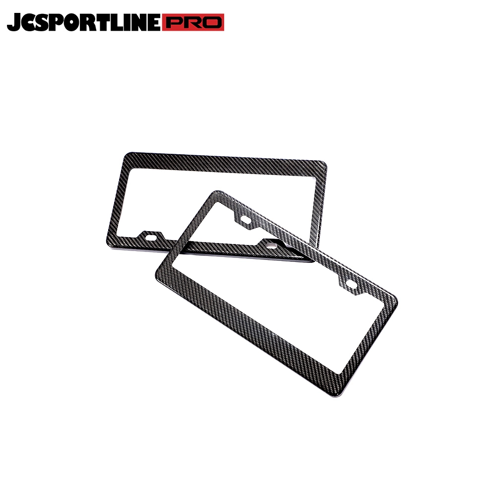 JC-CPJ001  Carbon Fiber License Plate Frame 1