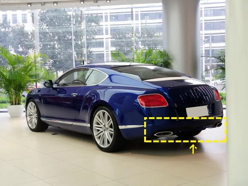 ML-ZDH108  Carbon Fiber Car Rear Diffuser Lip for Bentley Continental GT V8 Coupe 2-Door 2012-2016 1