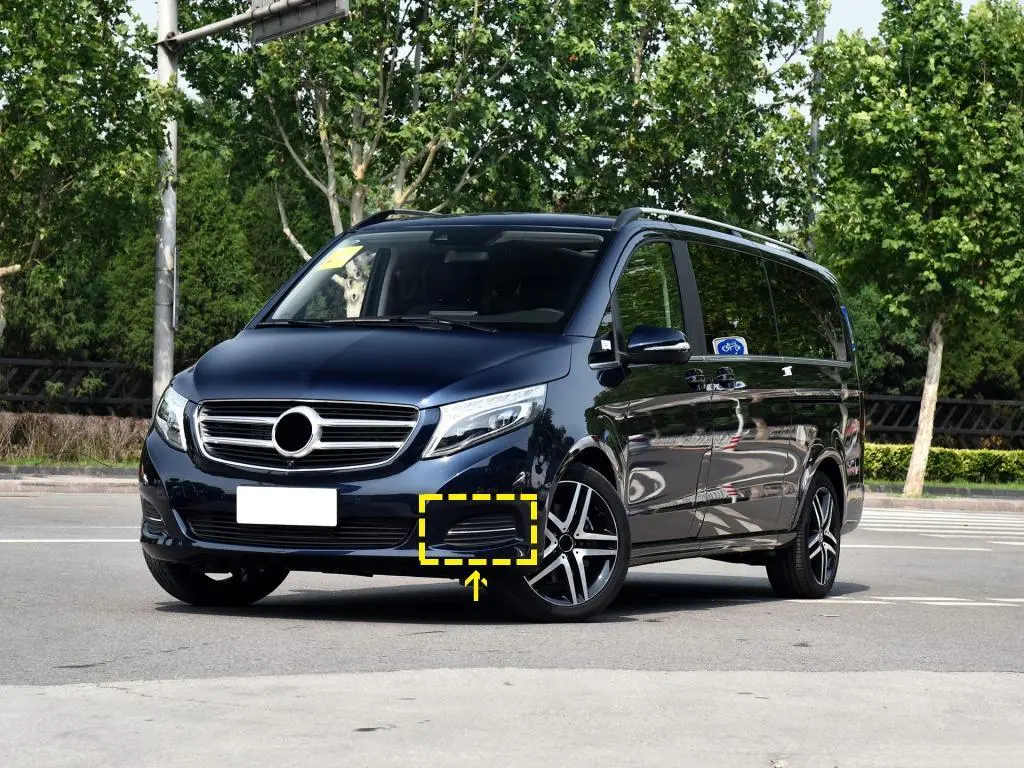 JC-HD360-FRP  Front Bumper Fog Lamp Covers For Mercedes-Benz V Class W447 V220d V250 2016-2019 1