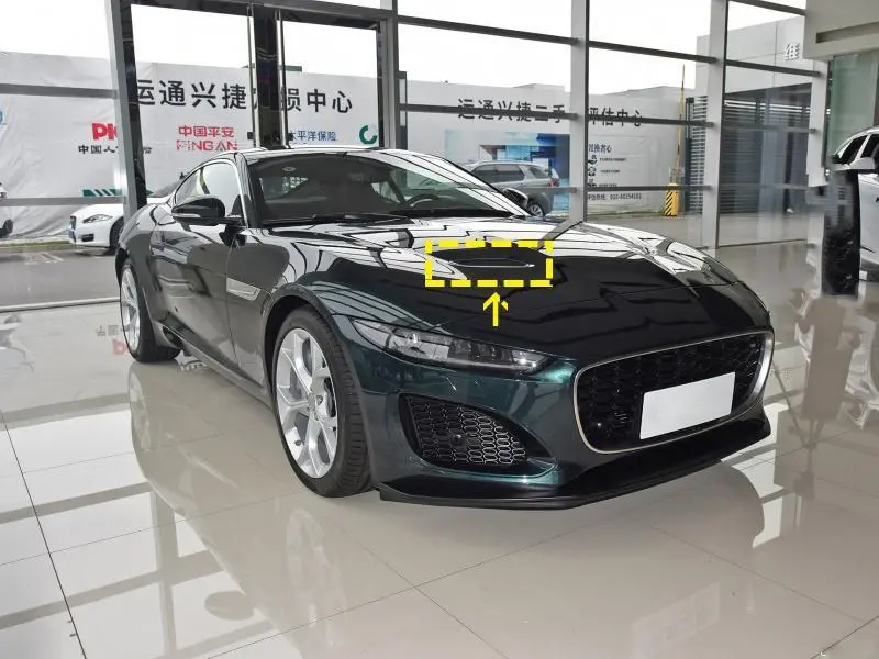ML-ZDH190  Dry Carbon Fiber F-Type Engine Hood Vents for Jaguar F-Type X152 Base Coupe 2-Door 2020-2021 1