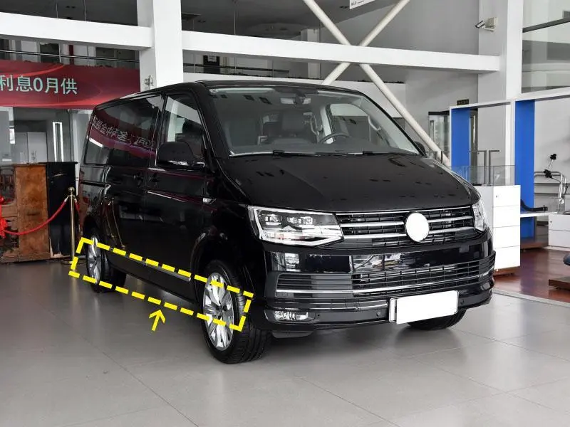 ML-YBX146  Carbon Fiber T6 Side Skirts Extensions for Volkswagen T6 Multivan 2015-2020 1