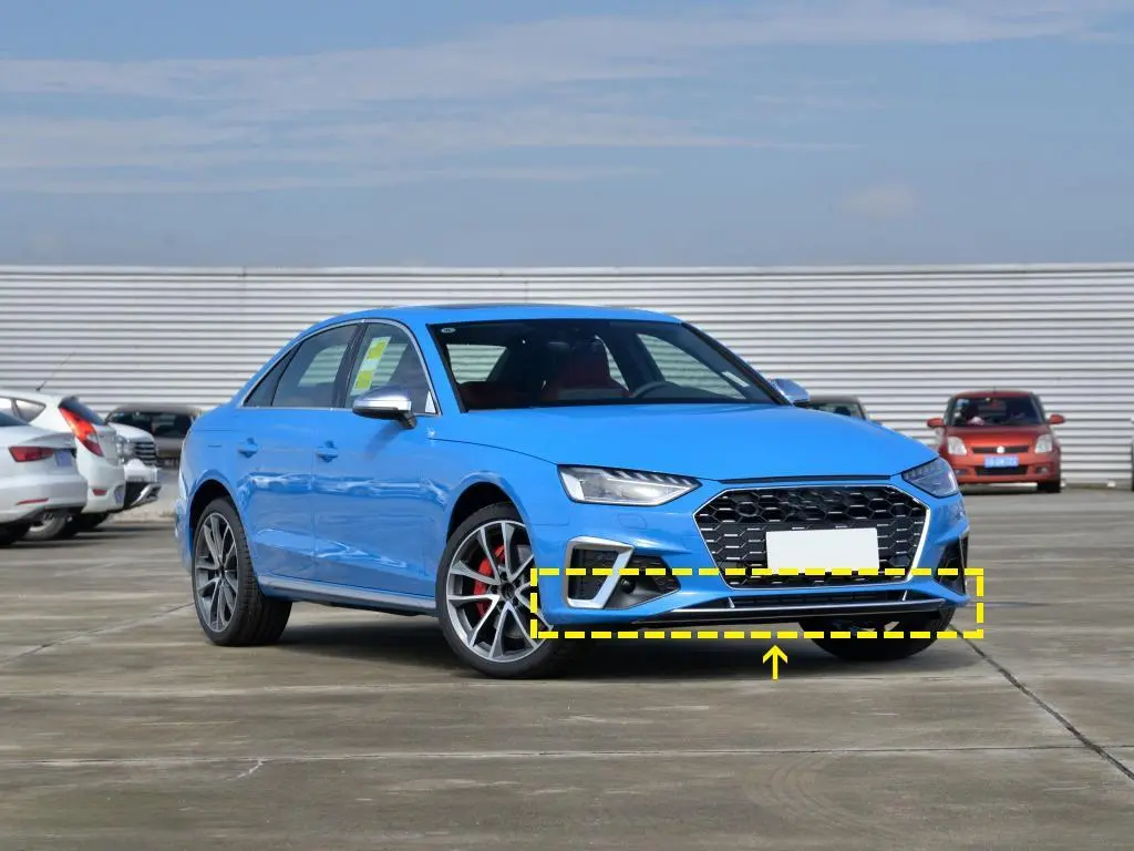 ML-LQ142  Carbon Fiber A4 S4 Front Lip Splitter for Audi A4 S-LINE S4 Sedan 4-Door 2020-2021 1