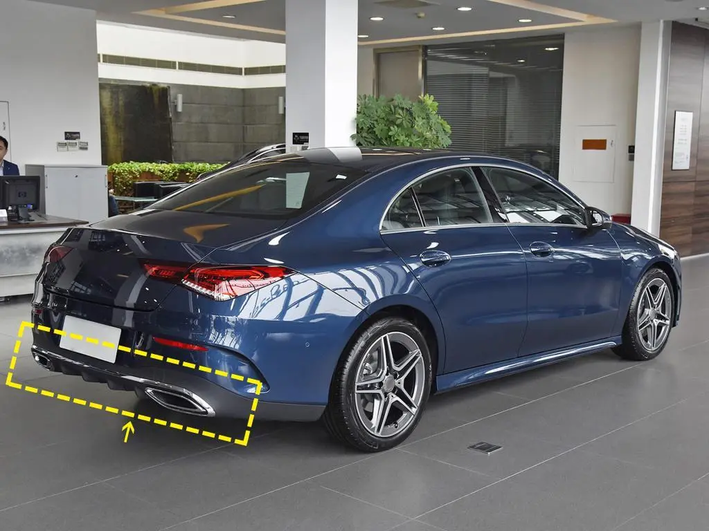 ML-YWW003  Carbon Fiber C118 Rear Diffuser Lip for Mercedes Benz CLA-Class C118 CLA250 4-Door 2020-2021 1