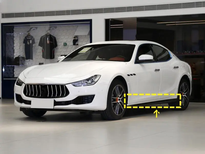 ML-ZDH216-PRO  Pre-preg Carbon Fiber Side Skirts For Maserati Ghibli Sedan 4-Door 2014-2021 1