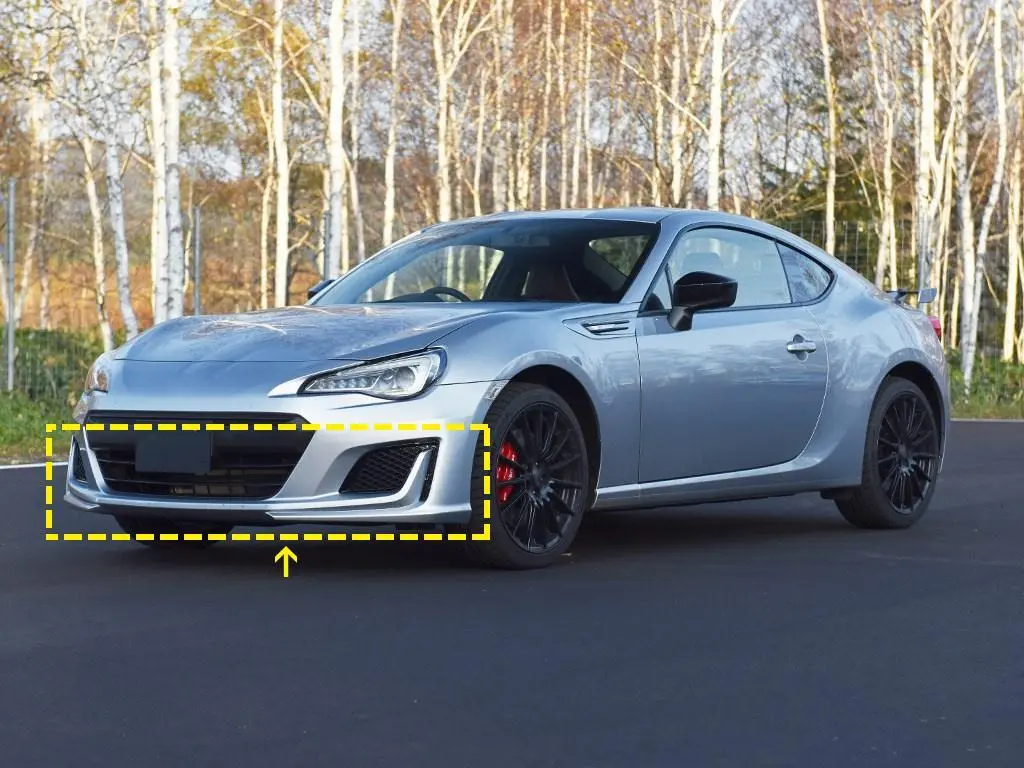 ML-LQ065  Carbon Fiber BRZ Front Splitter for Subaru BRZ Sport-tech RS Coupe 2-Door 2017-2020 1