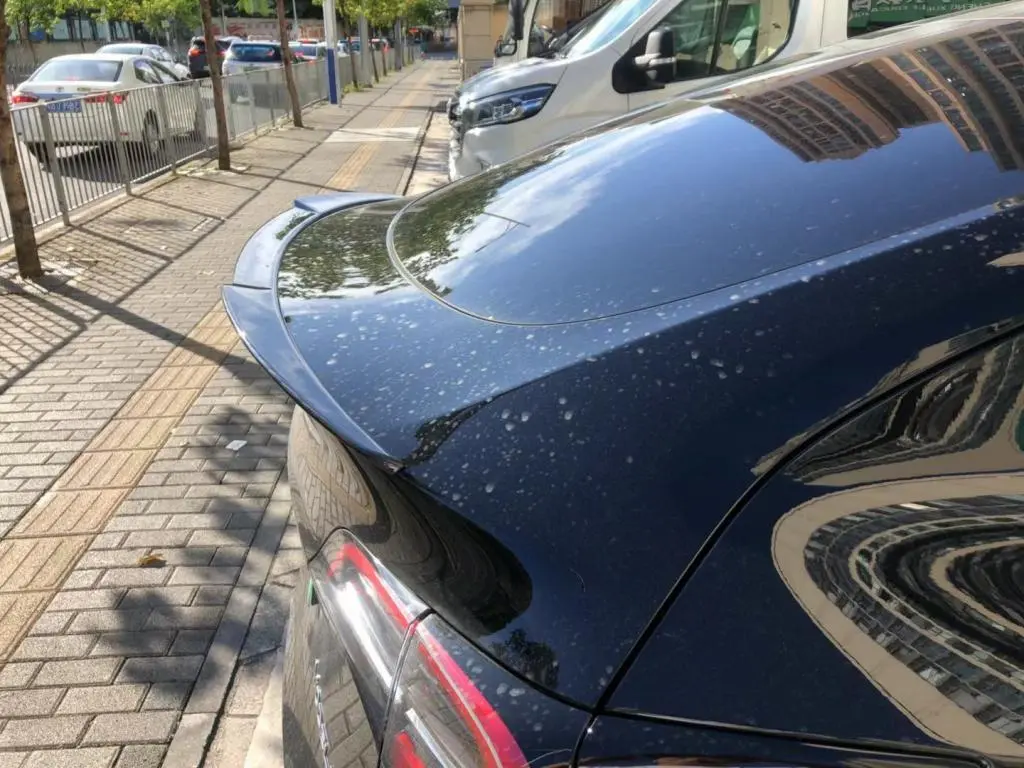 ML-WJM017-MY  Dry Carbon Fiber Model Y Rear Wing Spoiler for Tesla Model Y Sport Utility 4-Door 2019-2021 1