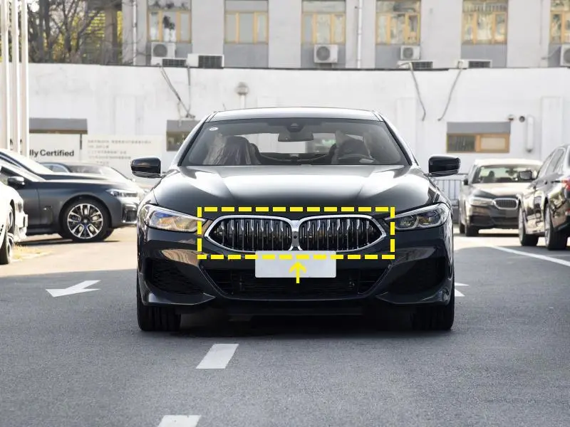 ML-ZDH225 Dry Carbon Fiber G14 G15 G16 Front Kidney Grill Replacement for BMW 8 Series 2D 4D 2019-2022 1
