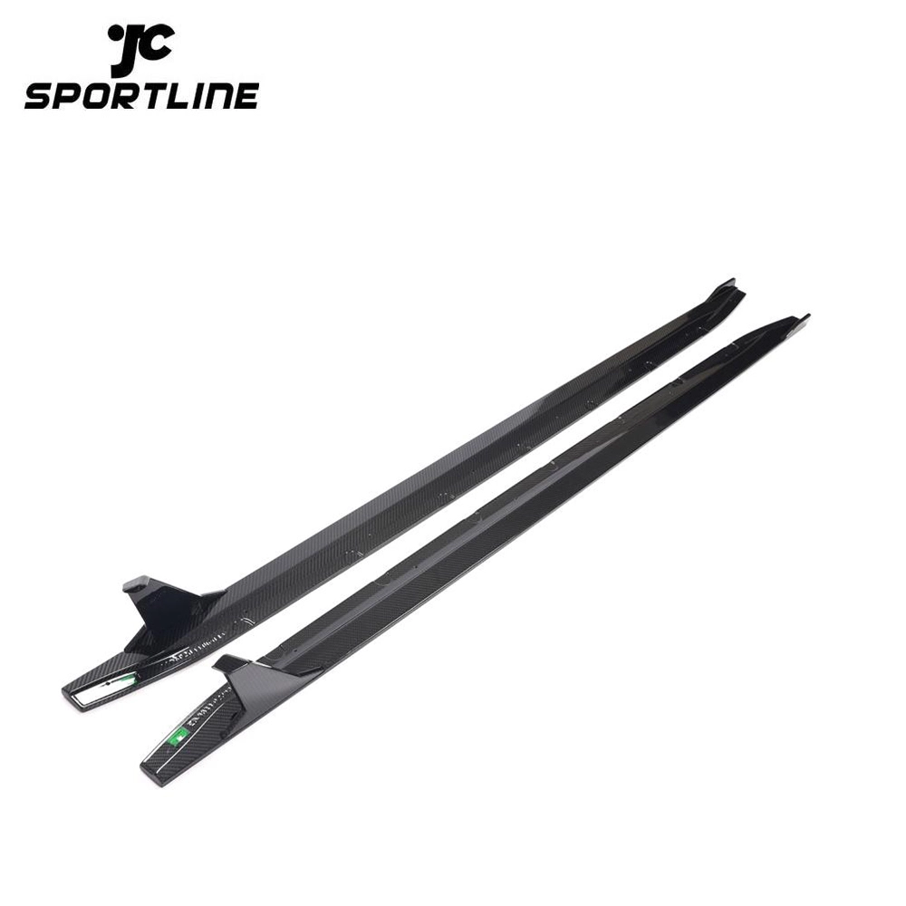 ED-PZJ9033 Carbon Fiber Side Skirts for BMW 4 Series G82 G83 M4 Coupe 2-Door 2021-2022 1