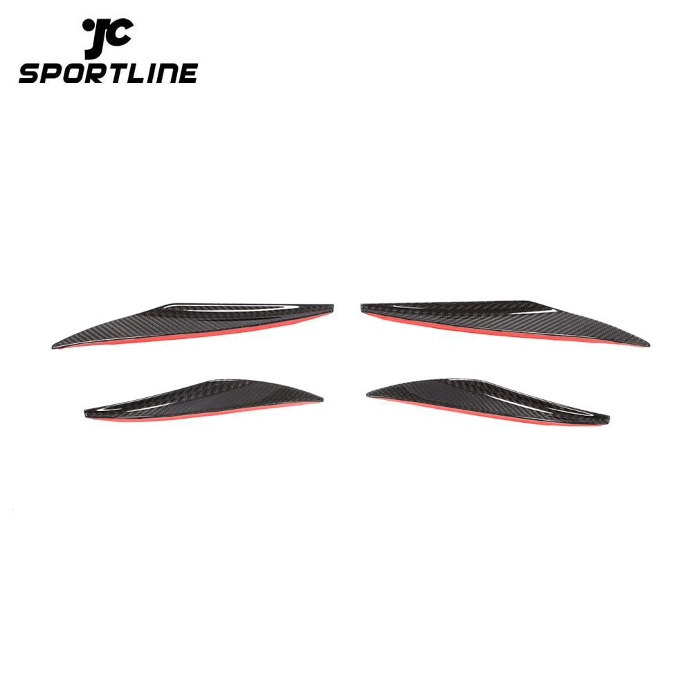 ED-ZDH9037 Carbon Fiber Front Bumper Canards for Porsche 911 991 GT3 RS 2-Door 2017-2018 1