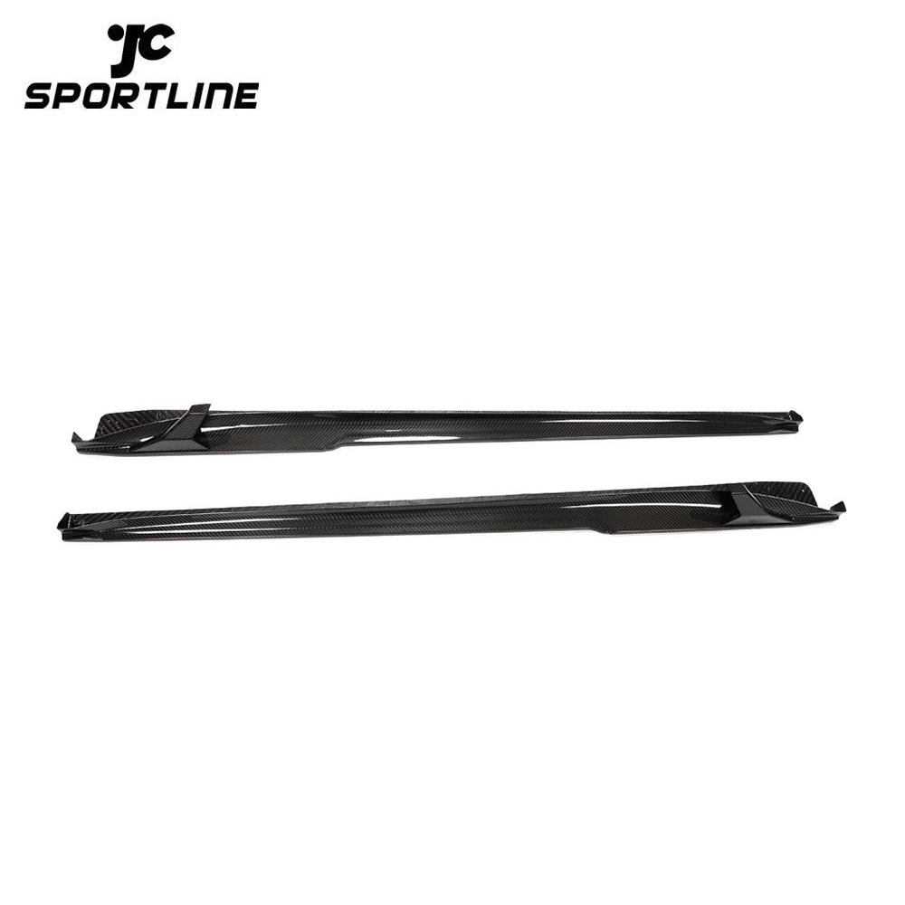 ED-HAX9003 Carbon Fiber Side Skirts for Porsche 911 991 Carrera 4 S 4S Coupe 2-Door 2017 1