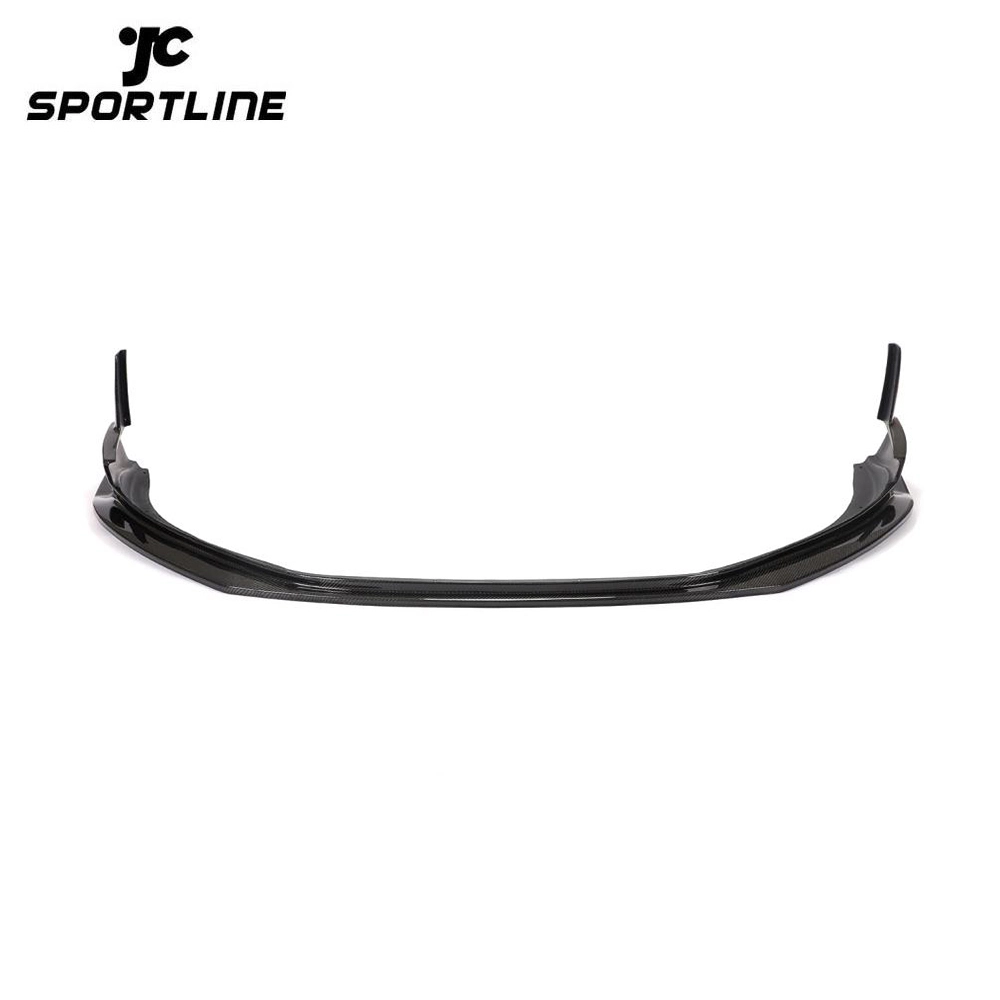 JC-HLY398 For Porsche 718 Boxster Cayman 16-19 Carbon Fiber Front Bumper Lip Spoiler 1