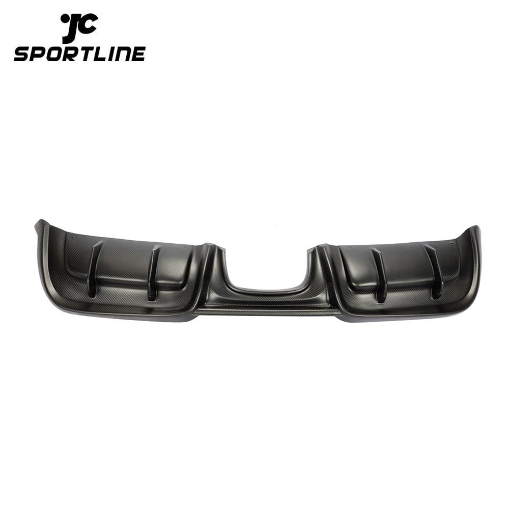 JC-HLY400 For Porsche 718 Boxster Cayman 16-19 Matte Carbon Fiber Rear Bumper Diffuser Lip 1