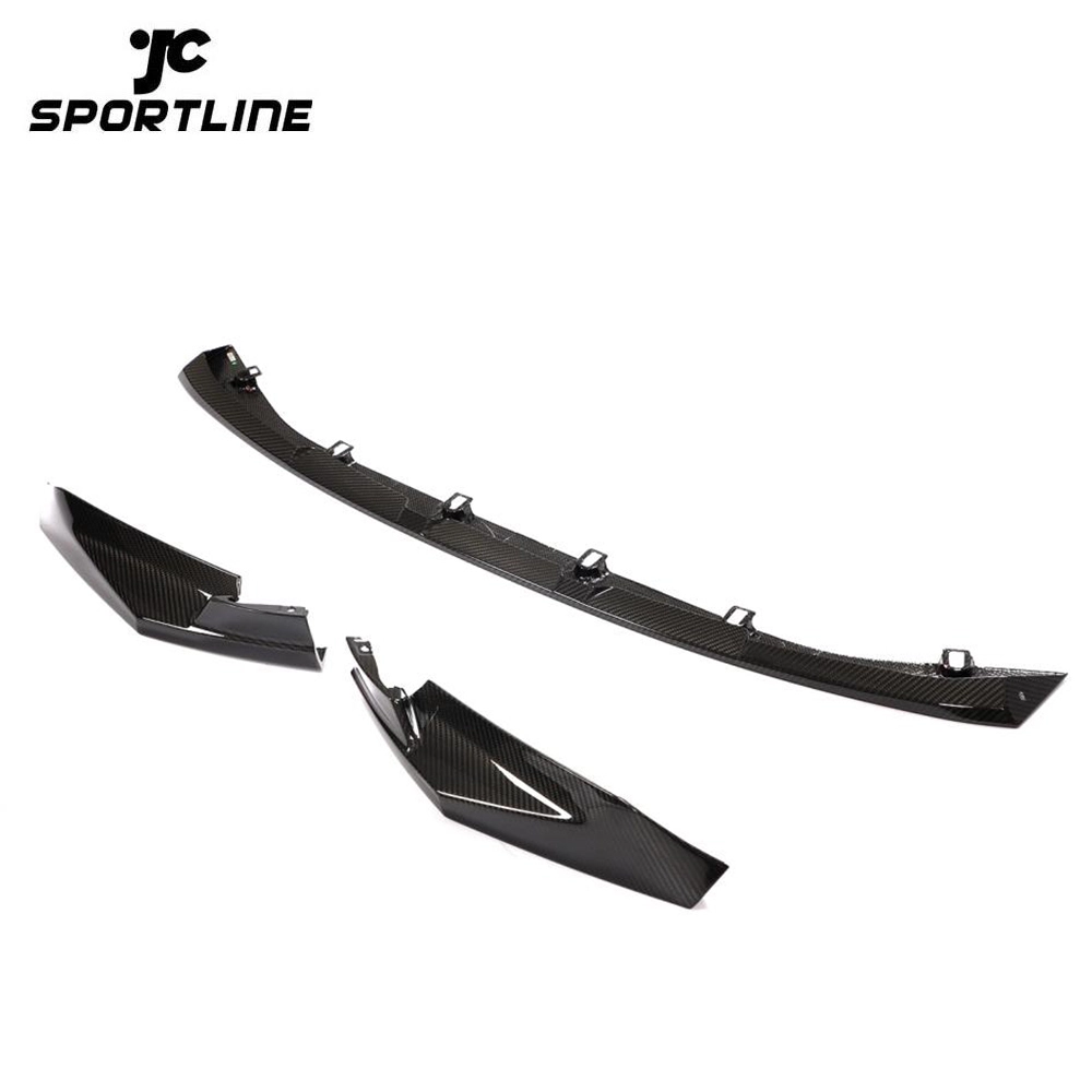 JC-HD381-PRO For BMW G80 M3 G82/G83 M4 4-Door 2-Door 2021UP Dry Carbon Fiber Front Bumper Lip Chin Spoiler 1
