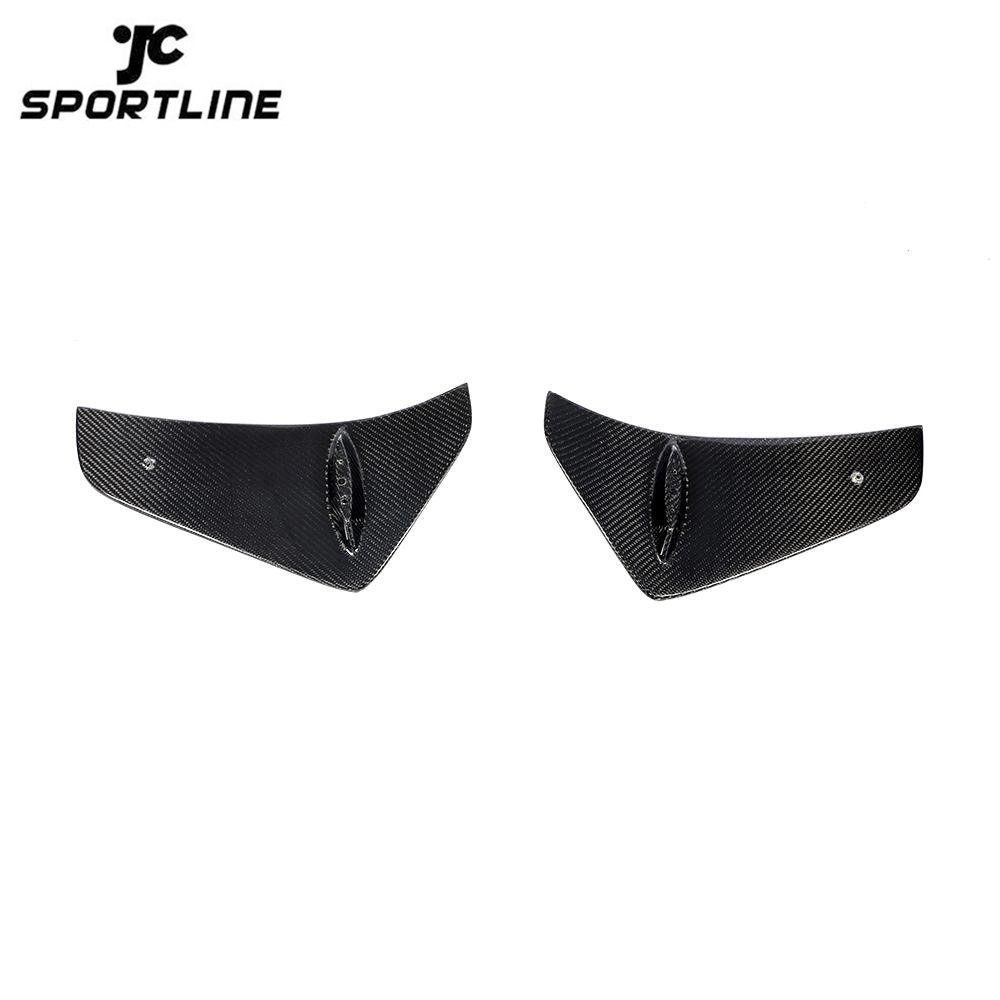 JC-HD289 For Tesla Model 3 Sedan 16-20 Carbon Fiber Front Side Air Fender Vent Fins 1