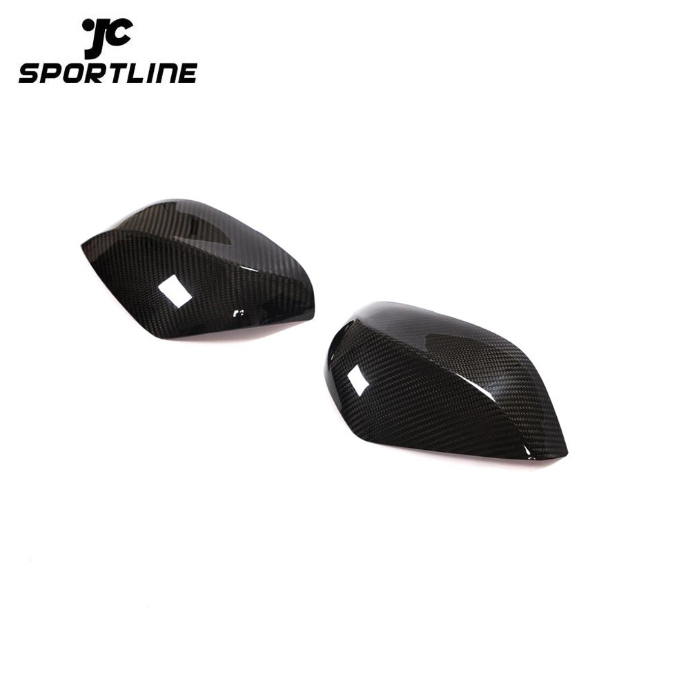 ML-WJM026-MY For Infiniti Q50 Q50S Q60 Q60S Q70 14-21 Dry Carbon Fiber Side Rear View Mirror Cover Caps Pair 1