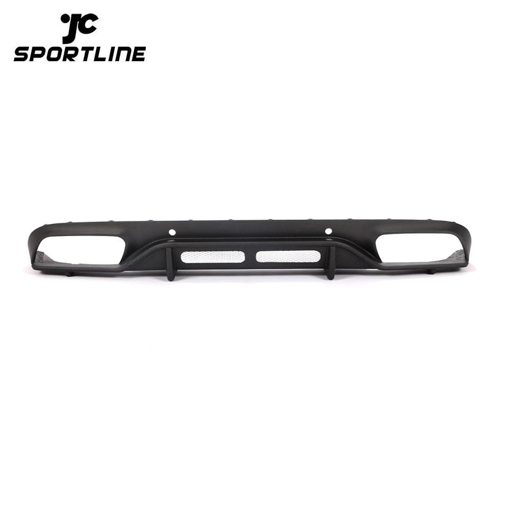 ML-ZDH230 Carbon Fiber Rear Bumper Diffuser Spoiler For Mercedes Benz C205 C63 AMG S 15UP 1
