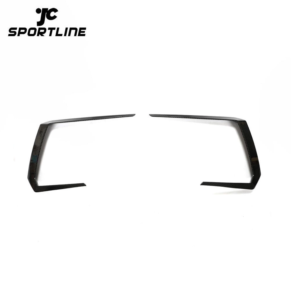 ML-YWW001 For Lamborghini Urus Sport Utility 19-21 Dry Carbon Fiber Front Bumper Fins Air Vent Canards Body Kits 1