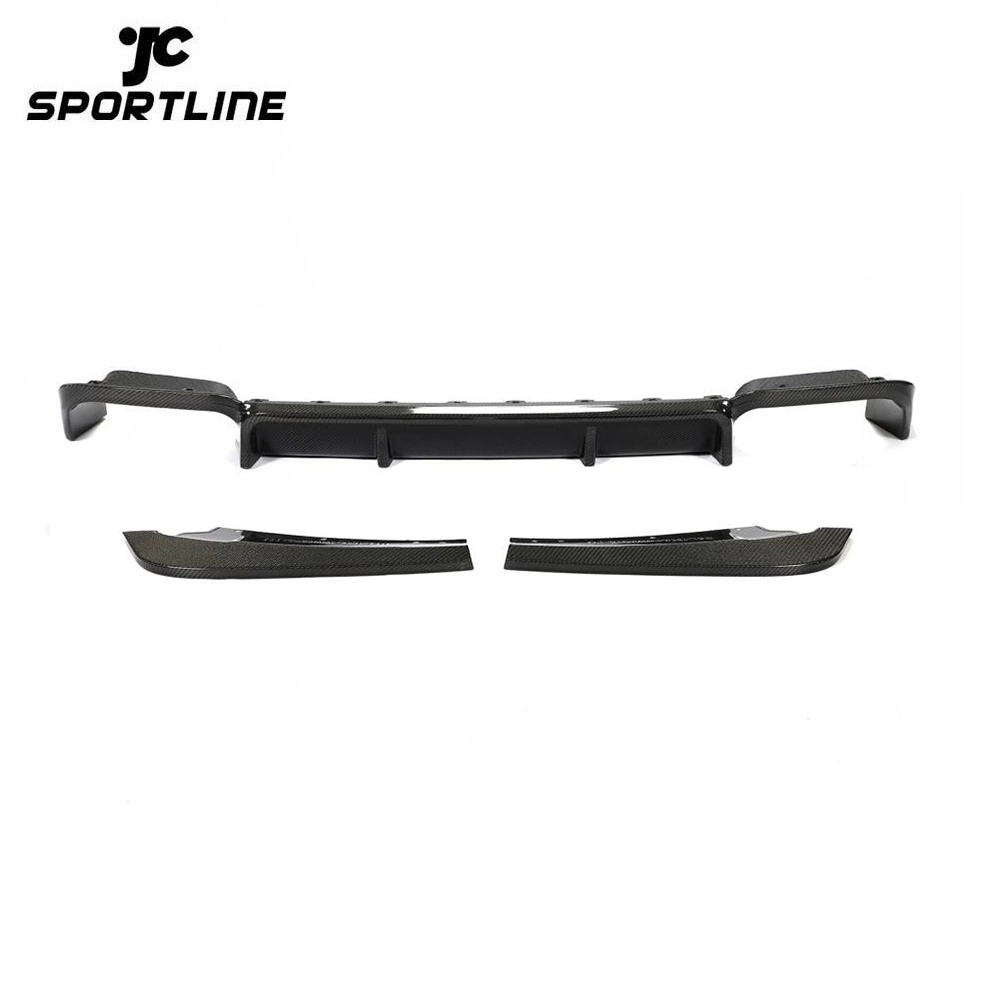 ML-YWW027 For BMW X3 M F97 Sport Utility 19-21 Carbon Fiber Rear Bumper Diffuser Lip 1