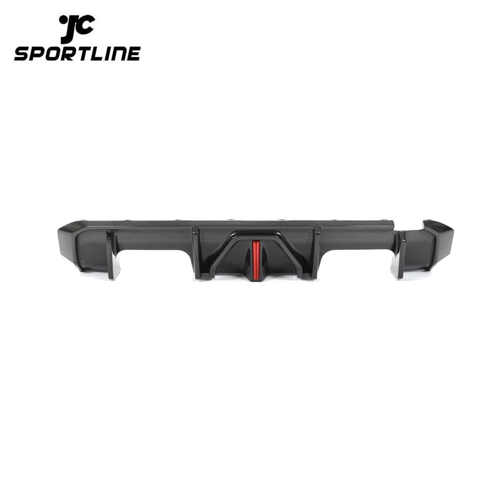 JC-HD408-PRO Dry Carbon Fiber Rear Bumper Diffuser Lip Spoiler for BMW G82 G83 M4 2021-2022 1