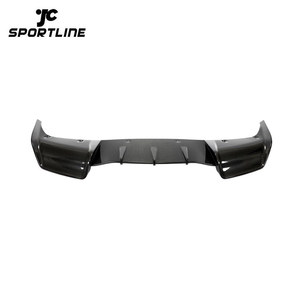 ML-LYJ025-PRO Dry Carbon Fiber Rear Diffuser for Tesla Model Y Sport Utility 4-Door 2019-2021 1