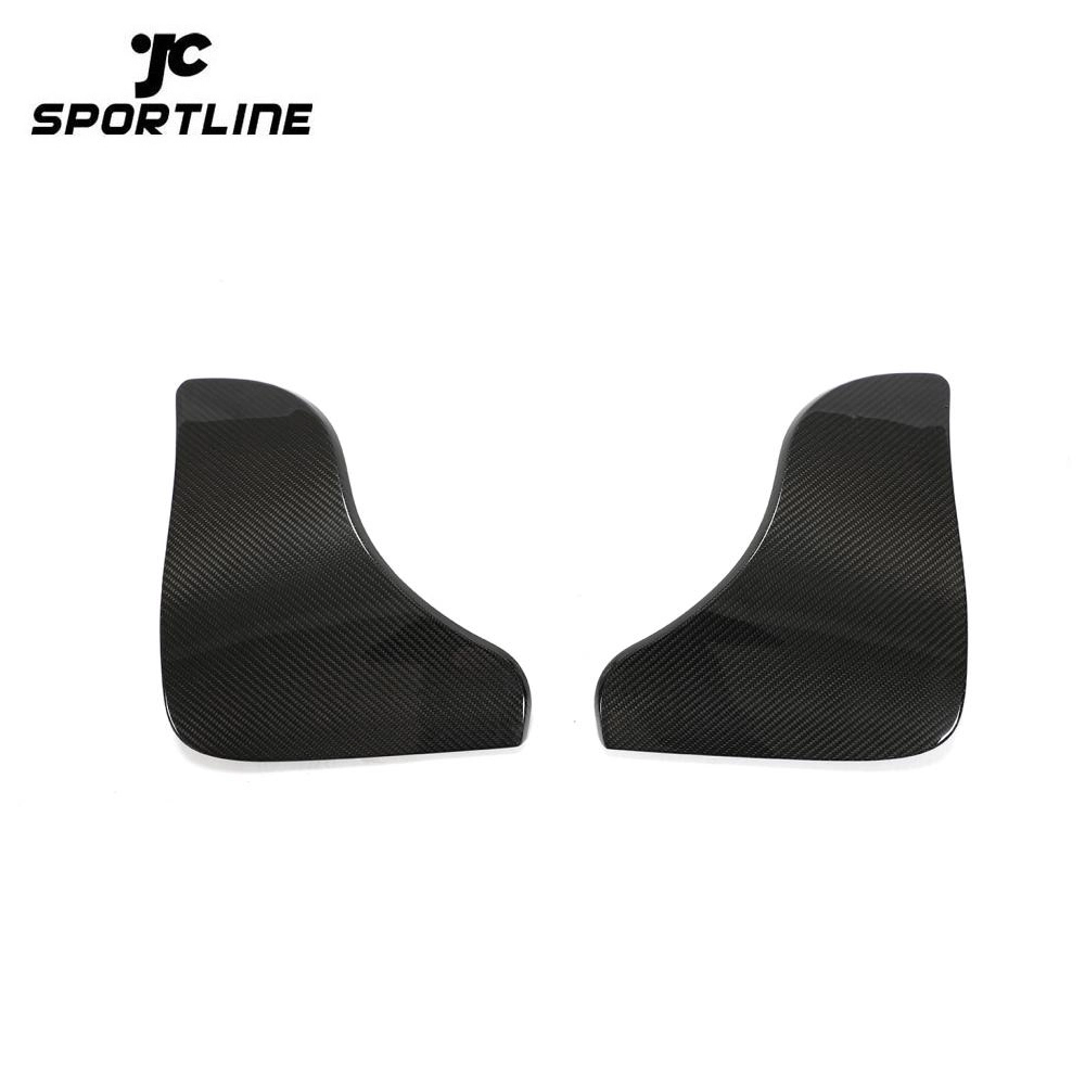 ML-LYJ026-PRO Dry Carbon Fiber Car Rear Bumper Canards splitter for Tesla Model Y Sport Utility 4-Door 2019-2021 1