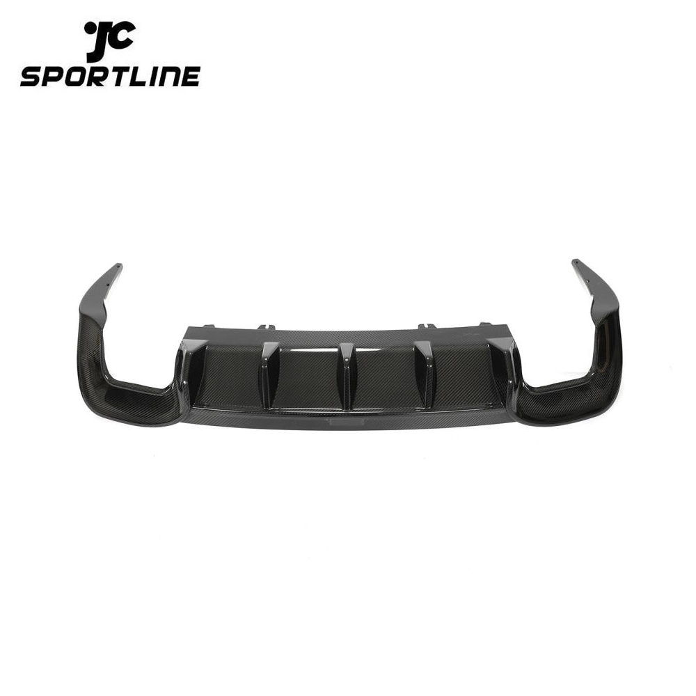 ML-YWW037-PRO Carbon Fiber Rear Diffuser for Audi A4 Quattro S-LINE S4 Sedan 4-Door 2020-2021 1