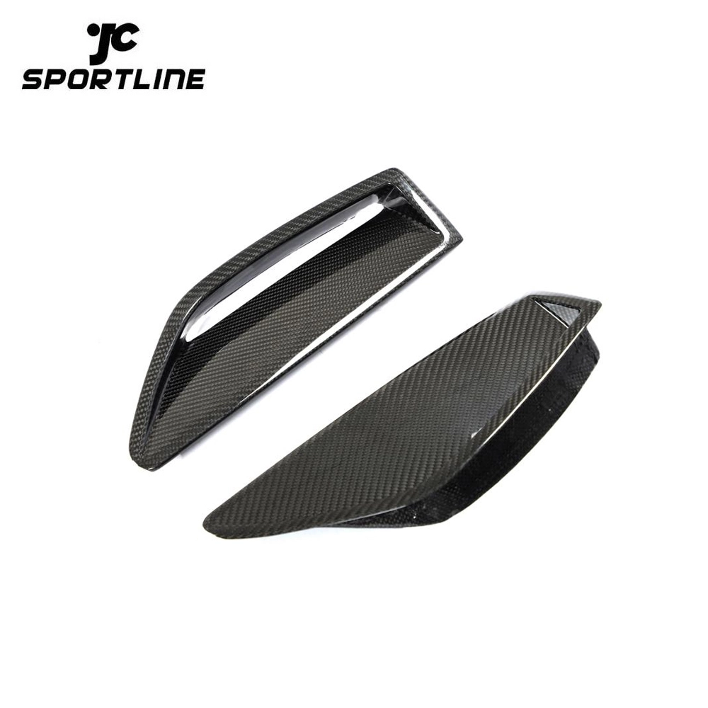 ML-PZJ045-PRO Dry Carbon Fiber Front Bumper Scoop Trims for Audi RS6 Avant Wagon 4-Door 2019-2022 1