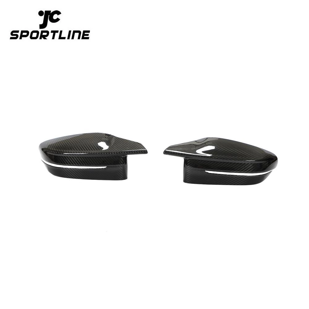 ML-WJM044-PRO Dry Carbon Fiber Rearview Mirror Cover Cap for BMW 3 4 Series G80 M3 G82 G83 M4 2D 4D 2021-2022 Add-On Style LHD 1