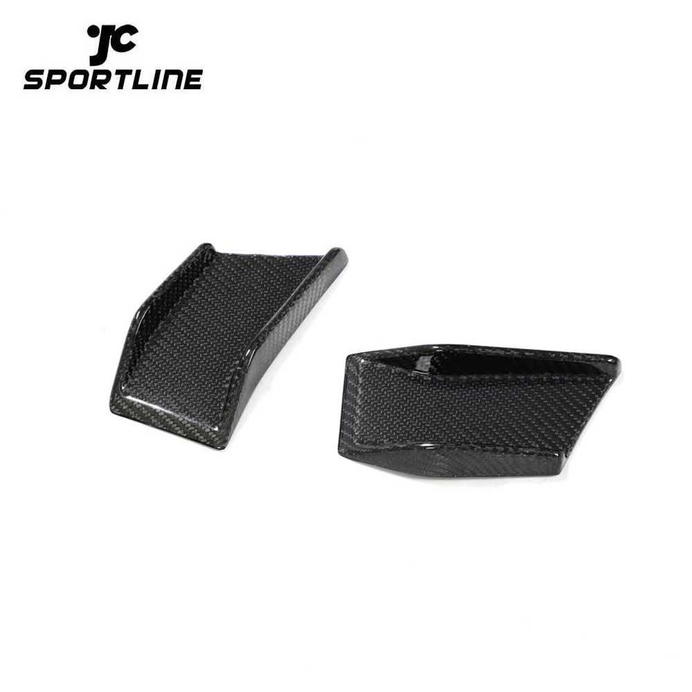 ML-PZJ058 Carbon Fiber Front Bumper Canards for BMW 4 Series G22 G23 G26 M-SPORT M440i 2D 4D 2021-2022 1