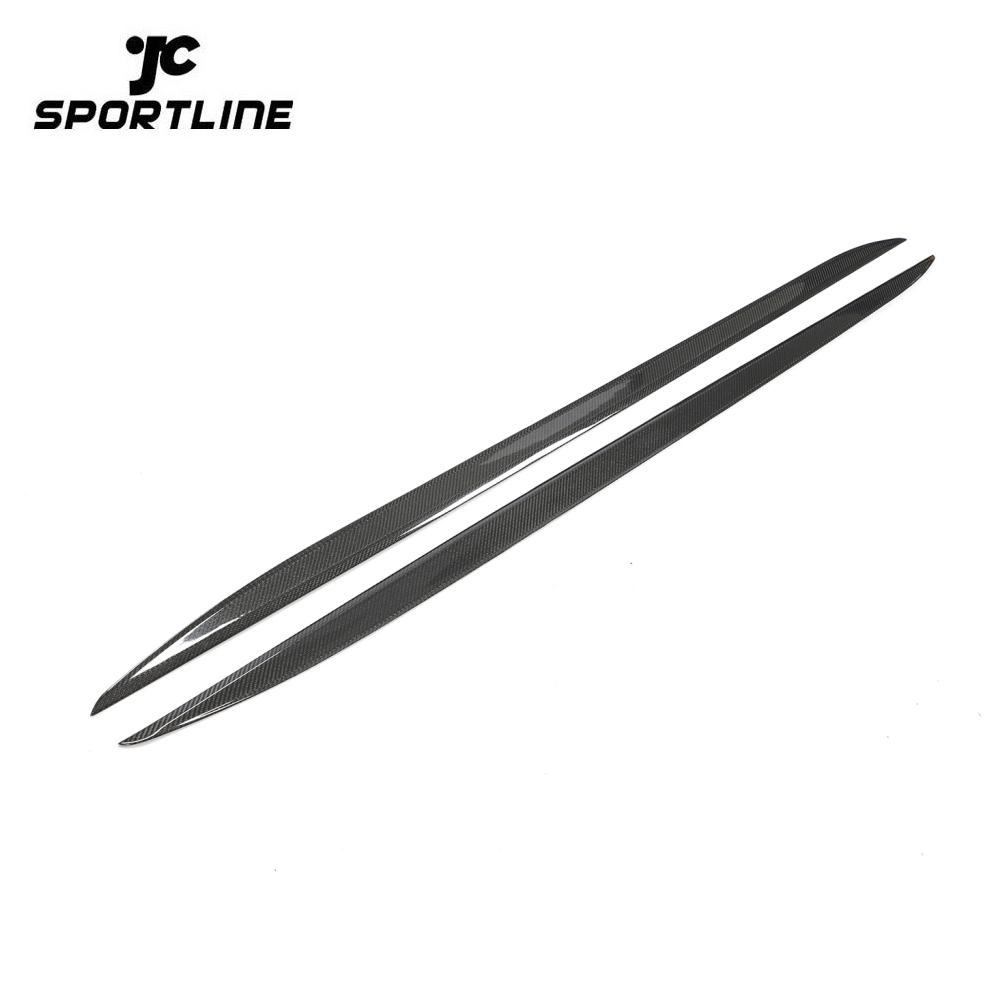 ML-HAX051 Carbon Fiber Side Skirts Extension Lip Splitter Fit for BMW G22 G23 M-SPORT 2021-2022 1