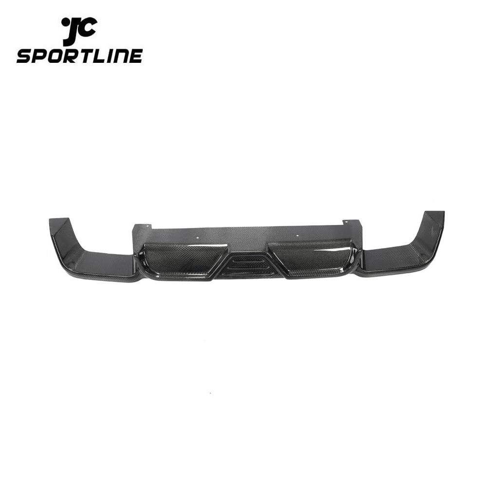 JC-HD444 Carbon Fiber Rear Bumper Diffuser Lip for BMW X3 M F97 2019-2021 1
