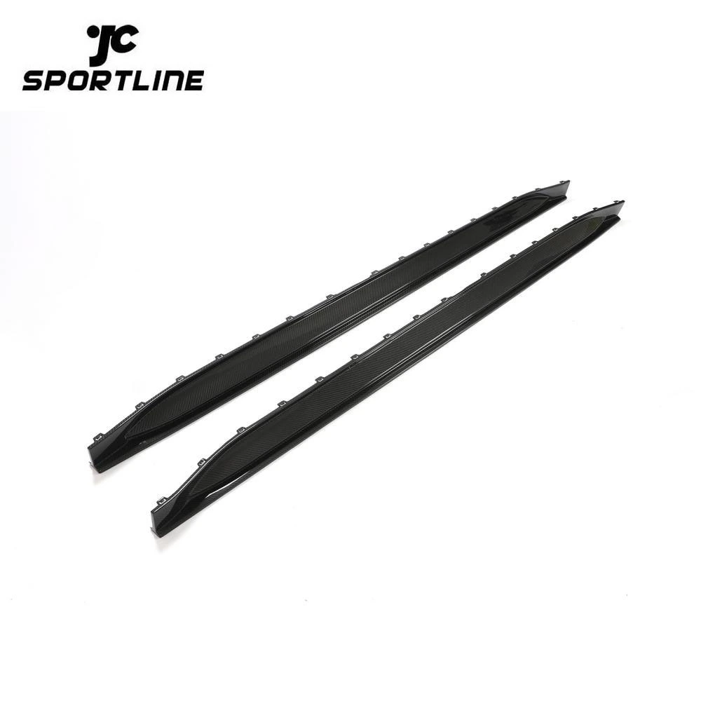 JC-HD443-PRO Prepreg Carbon G80 M3 Car Side Skirts Extension for BMW G80 M3 Competition 2021 2022 1