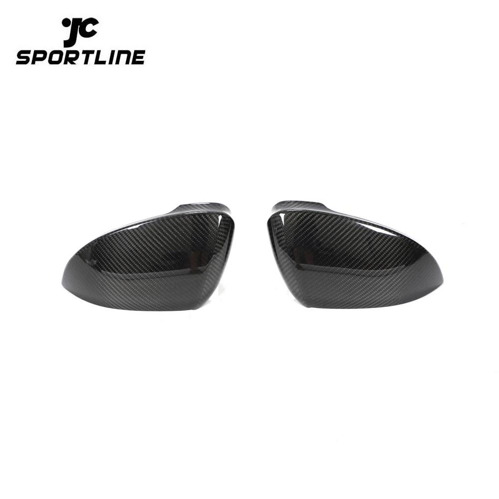 ML-HAX050-PRO Pre-preg Carbon Fiber MK8 Side Rearview Mirror Covers for VW Volkswagen Golf8 GTI 2D 4D Hatchback 2021-22 With Blind Spot Assist Hole 1