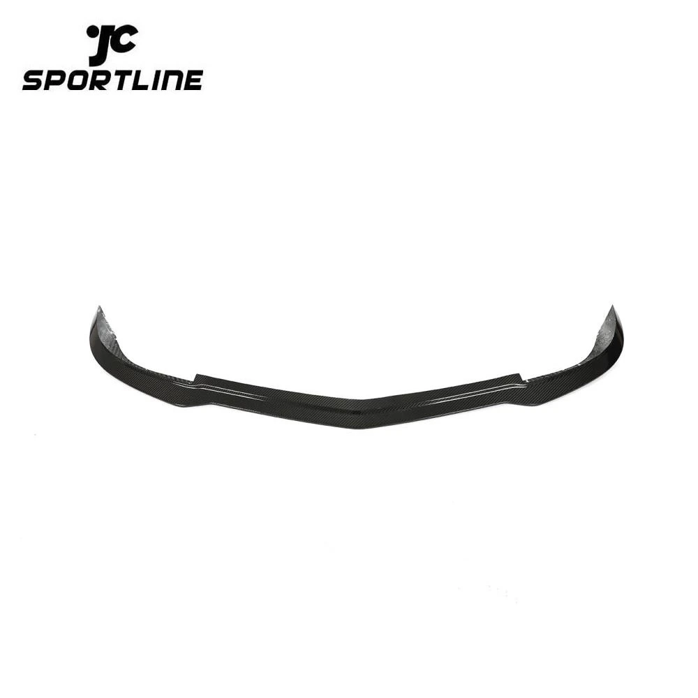 ML-PZJ059-PRO Carbon Fiber Front Lip For Mercedes Benz E Class W204 C63 AMG 2D 4-Door 2012-2013 1