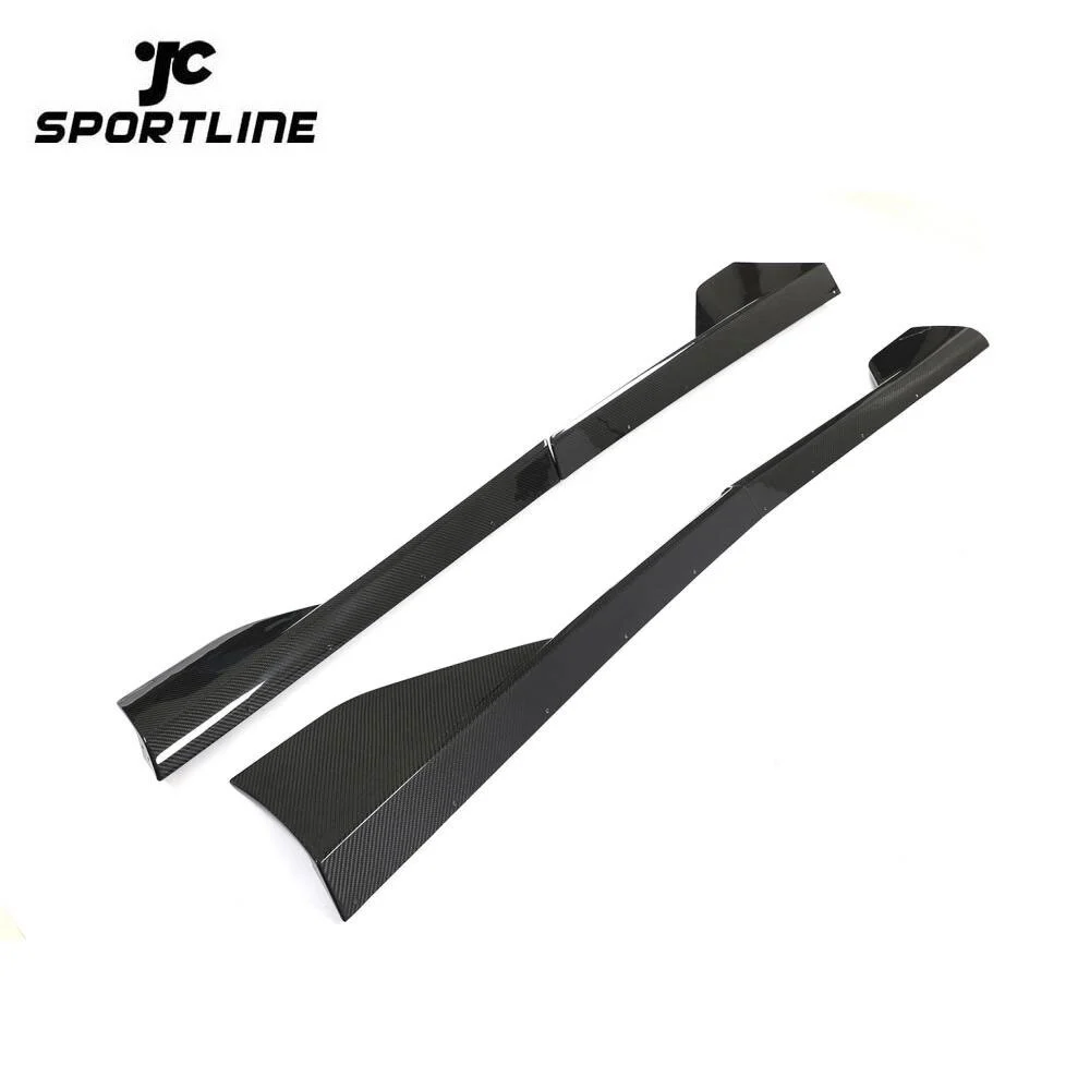 ML-LQ149-PRO 4PCS Pre-preg Dry Carbon Fiber Side Skirts for McLaren 570GT 570S 2-Door 2015-2020 1