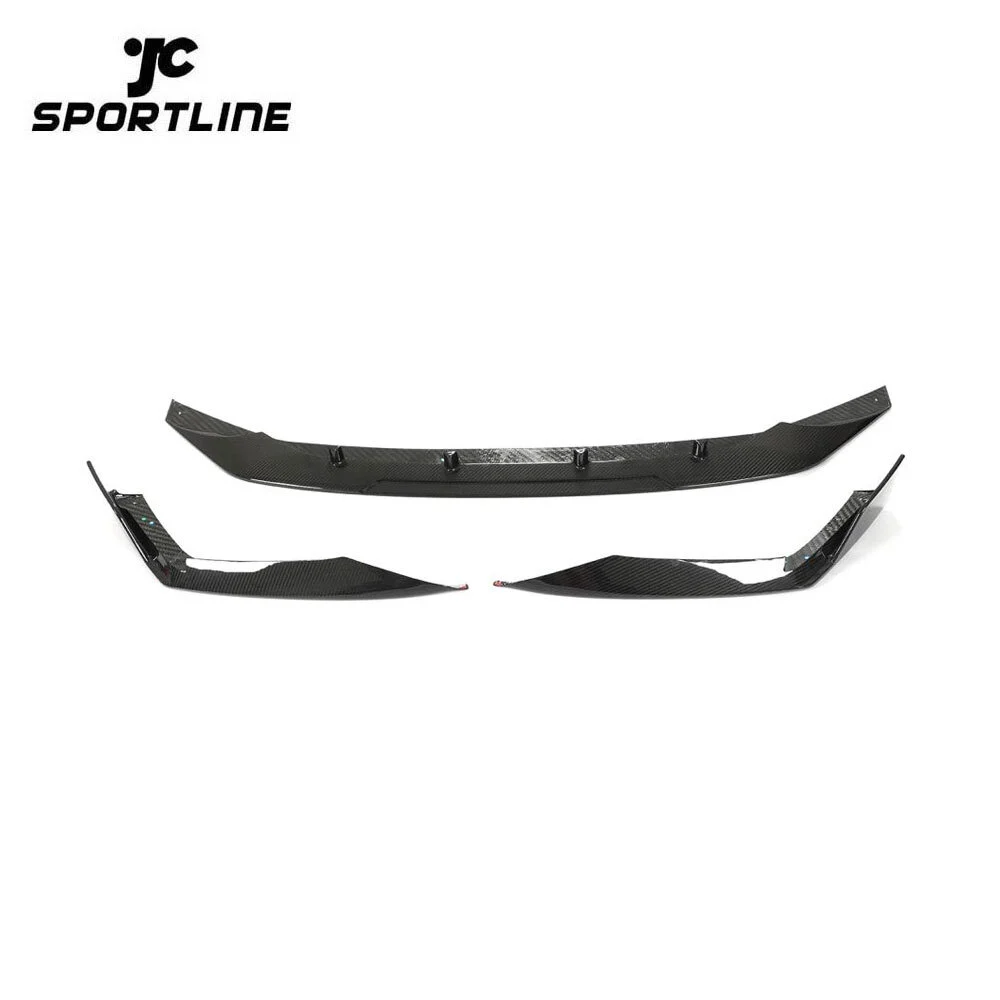 ML-ZDH258-PRO Dry Carbon Fiber RS3 Front Bumper Splitter Lip Kit for Audi RS3 8Y Base Sedan 4-Door 2022 1