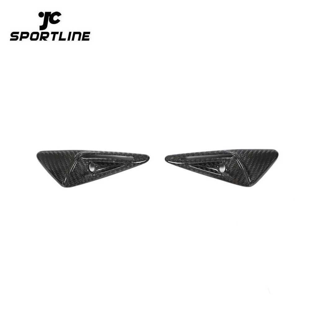 ML-ZDH305-PRO Dry Carbon Electric Car Model 3 Front Fender Camera Cover for Tesla Model 3 2021-2022 1
