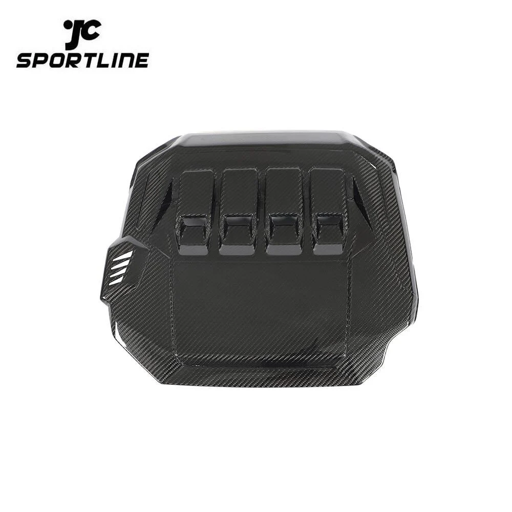 JC-HD459-PRO Dry Carbon Inner Engine Hood Bonnet Cover Trim for VW GOLF 8 MK8 GTI 2021UP 1