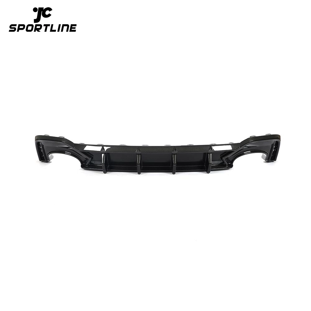 ML-WJM041-PRO Dry Carbon Rear Bumper Lip Diffuser Splitter Fit For Audi RS6 C8 Avant 2019-23 1